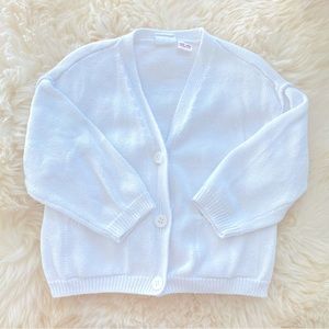 Zara white sweater 2T